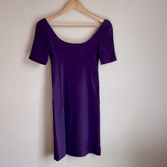 Vintage 90’s Prada Purple silk midi Slip Dress size 38/ US 4 - Picture 11 of 16